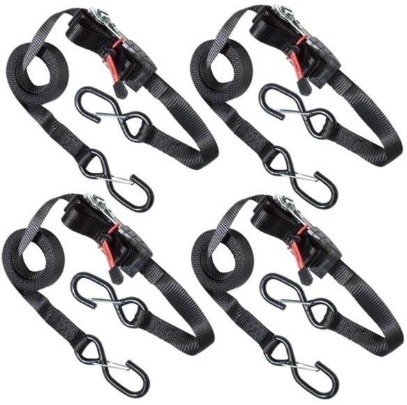 Master Lock – Súprava 4 ks upínacie popruhy s račňou a háčikmi...