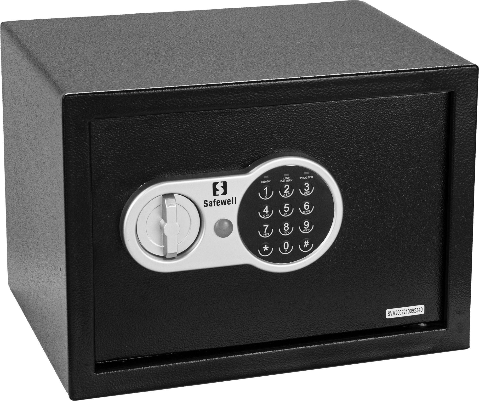 SAFEWELL Elektronický sejf 25 l, čierny Sejf