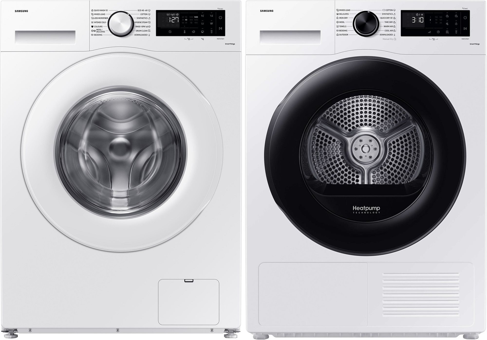 SAMSUNG WW90CGC04DTELE + DV80CGC0B0AELE Mosógép és szárítógép szett