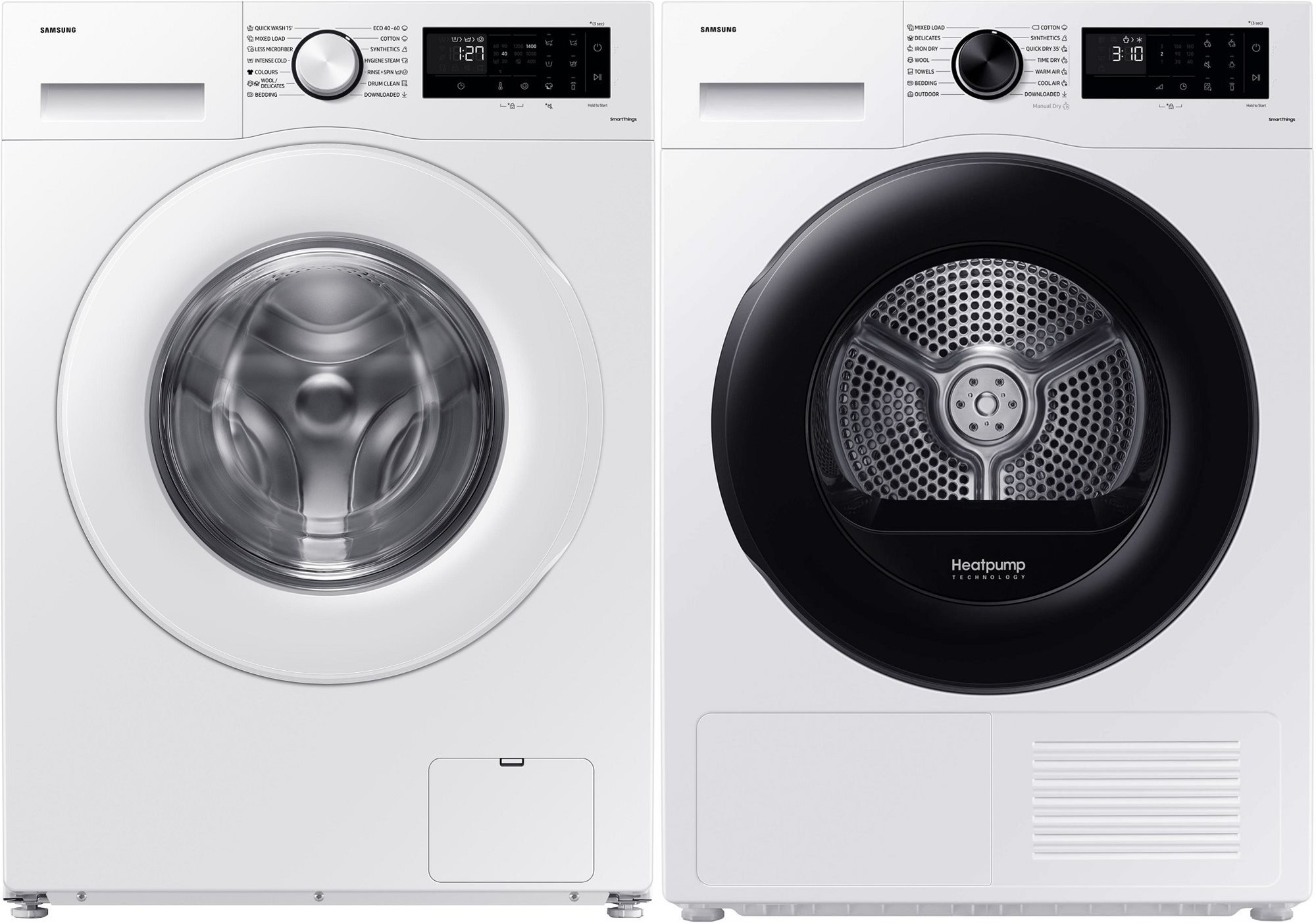 SAMSUNG WW80CGC04DTELE + DV80CGC0B0AELE Set pračka a sušička