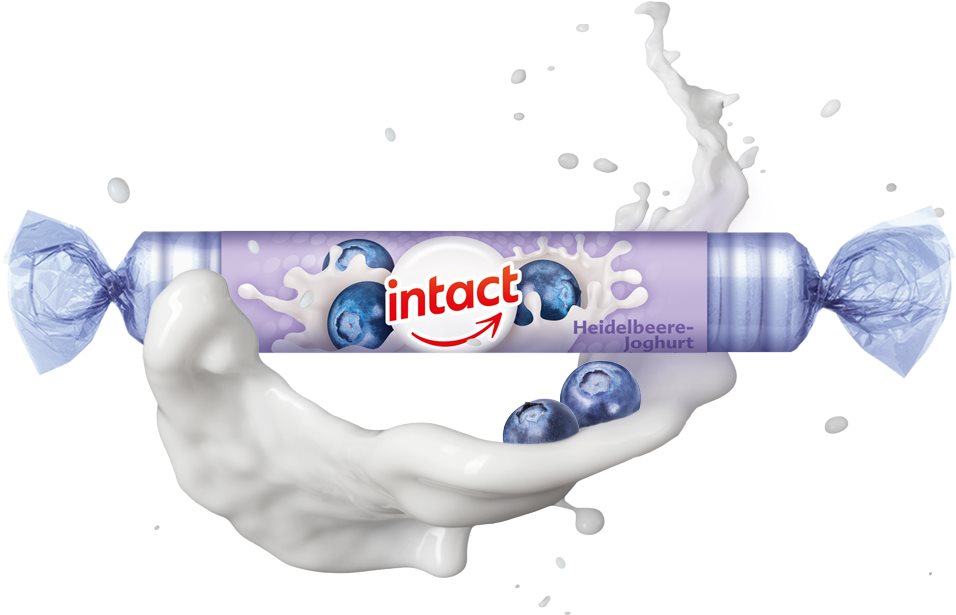 Intact rolka hroznový cukor s vit. C ČUČORIEDKA-JOGURT 40 g Vitamín C