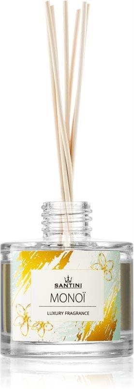 Santini Bytový difuzér - Monoi, 100 ml Vonné tyčinky