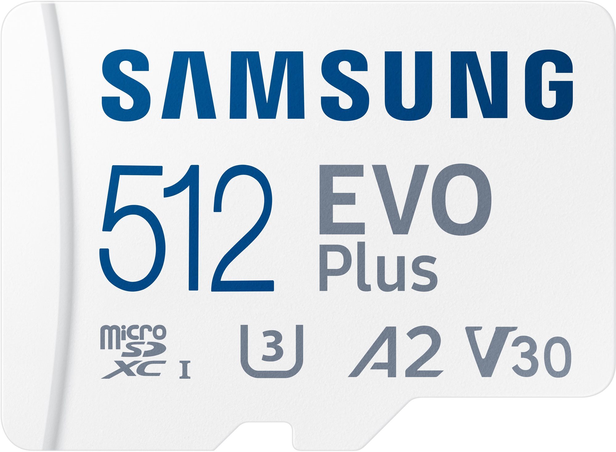 Samsung MicroSDXC 512Go EVO Plus + adaptateur SD Carte SD