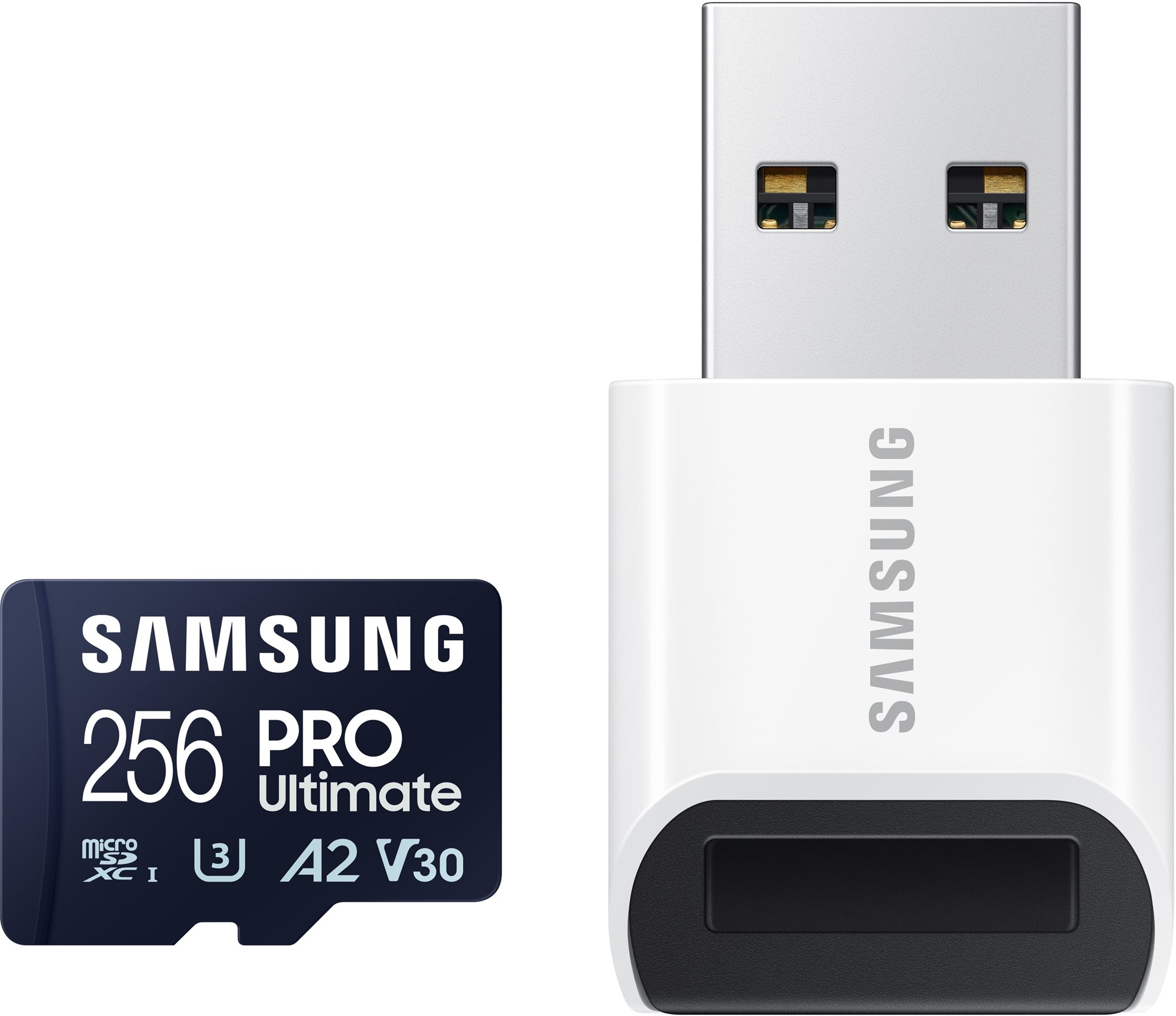 Samsung MicroSDXC 256 GB PRO Ultimate  + USB-Adapter (2023)...