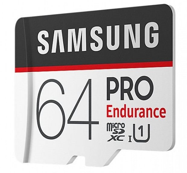 Samsung MicroSDXC 64GB PRO Endurance UHS-I U1 + SD Adapter Memory...