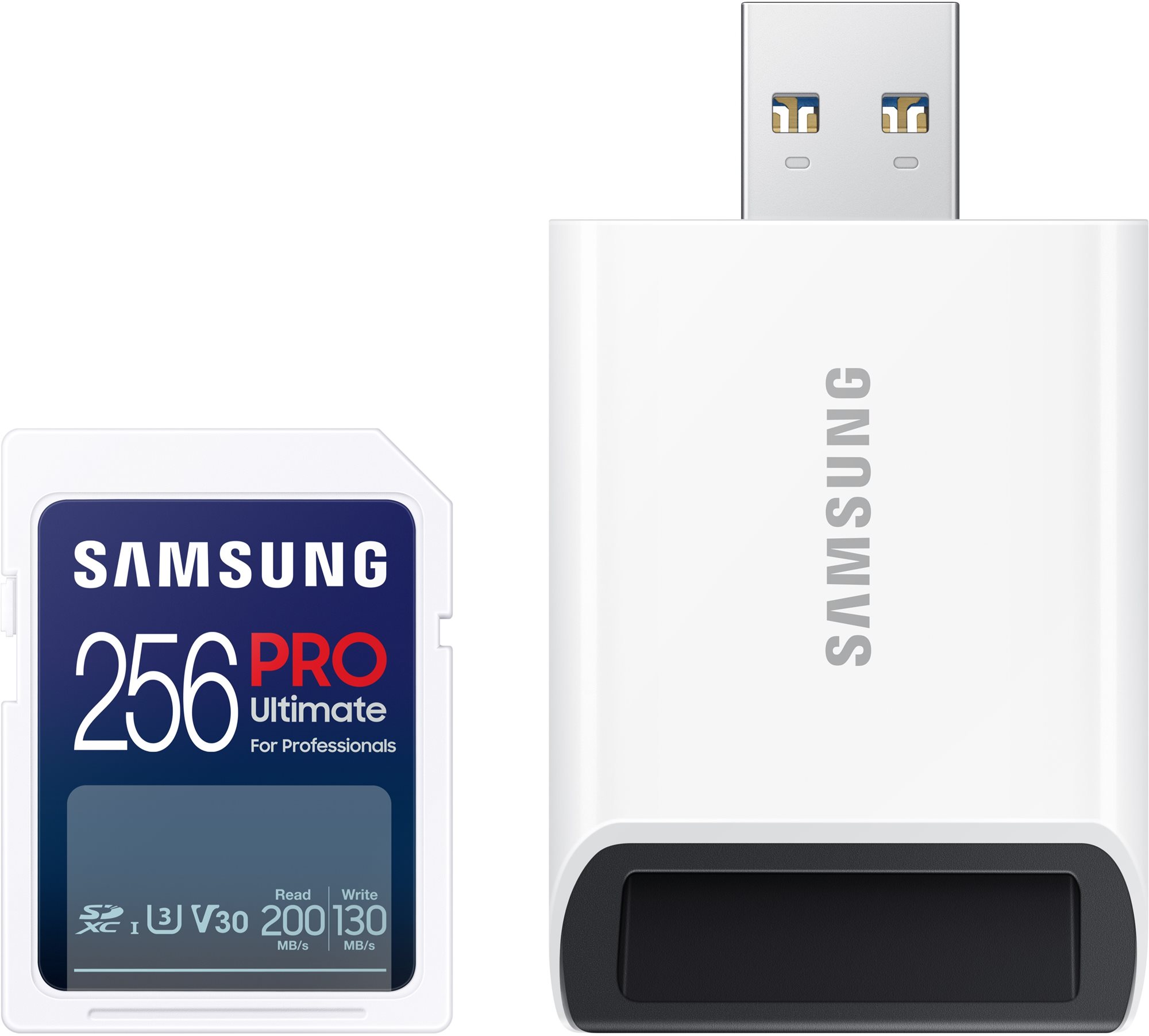 Samsung SDXC 256GB PRO ULTIMATE + USB adapter Memóriakártya