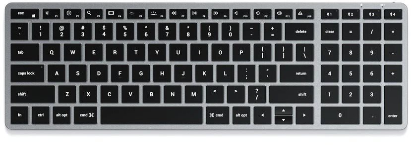 Satechi Slim X2 Slim Bluetooth Wireless Keyboard - Space Grey - US...