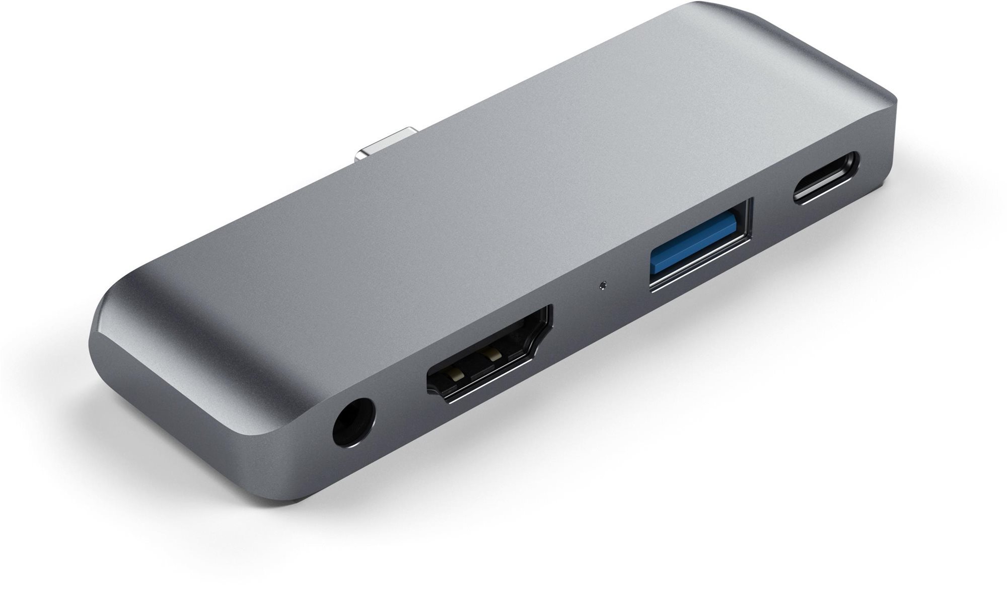 Satechi Aluminium Type-C Mobile Pro Hub (HDMI 4k, 1x Jack 3mm, 1x...