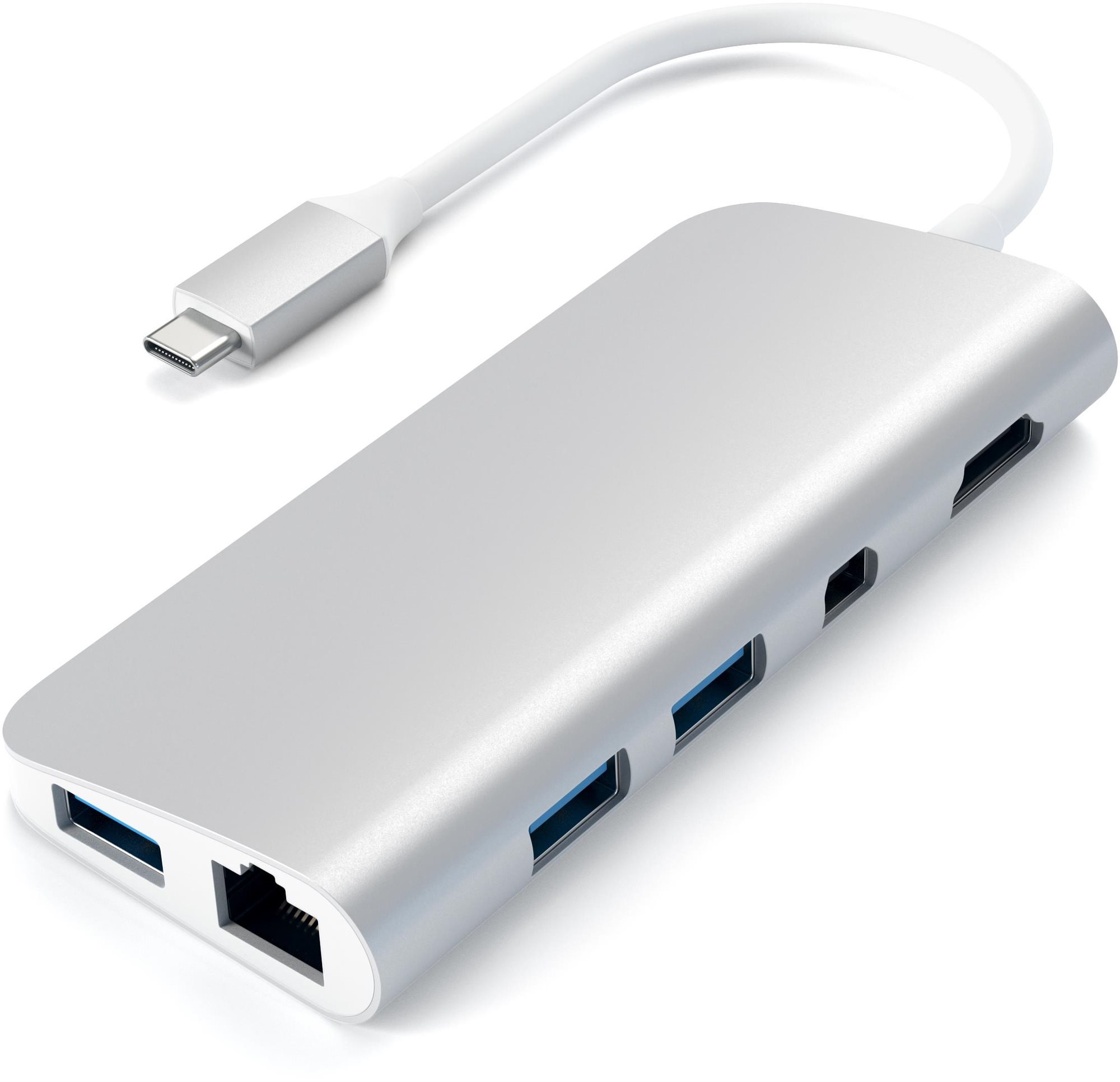 Satechi Aluminium Type-C Multimedia Adapter (HDMI 4K, 1x USB-C,...