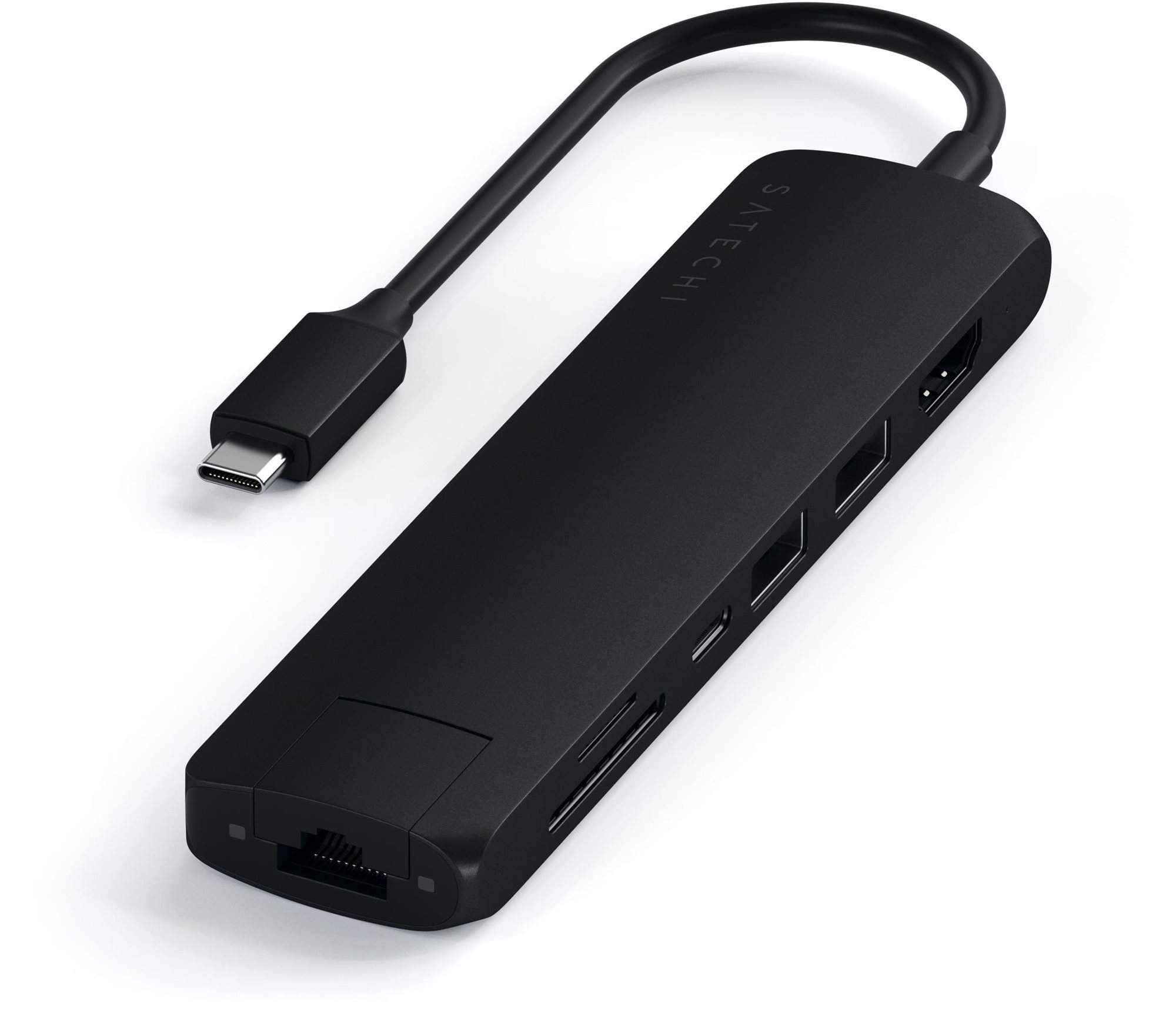 Satechi Aluminium Type-C Slim Multiport (1xHDMI 4K, 2x USB-A, 1x...