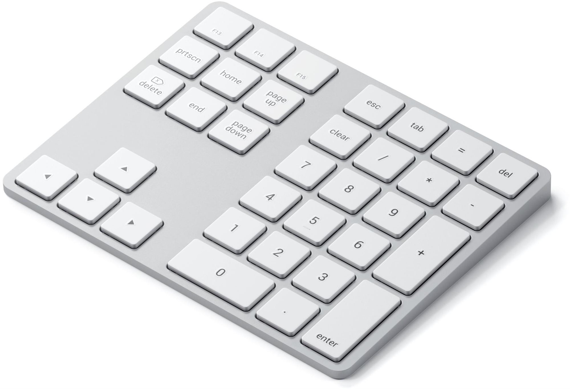 Satechi Aluminum Bluetooth Extended Keypad – Silver Numerická...