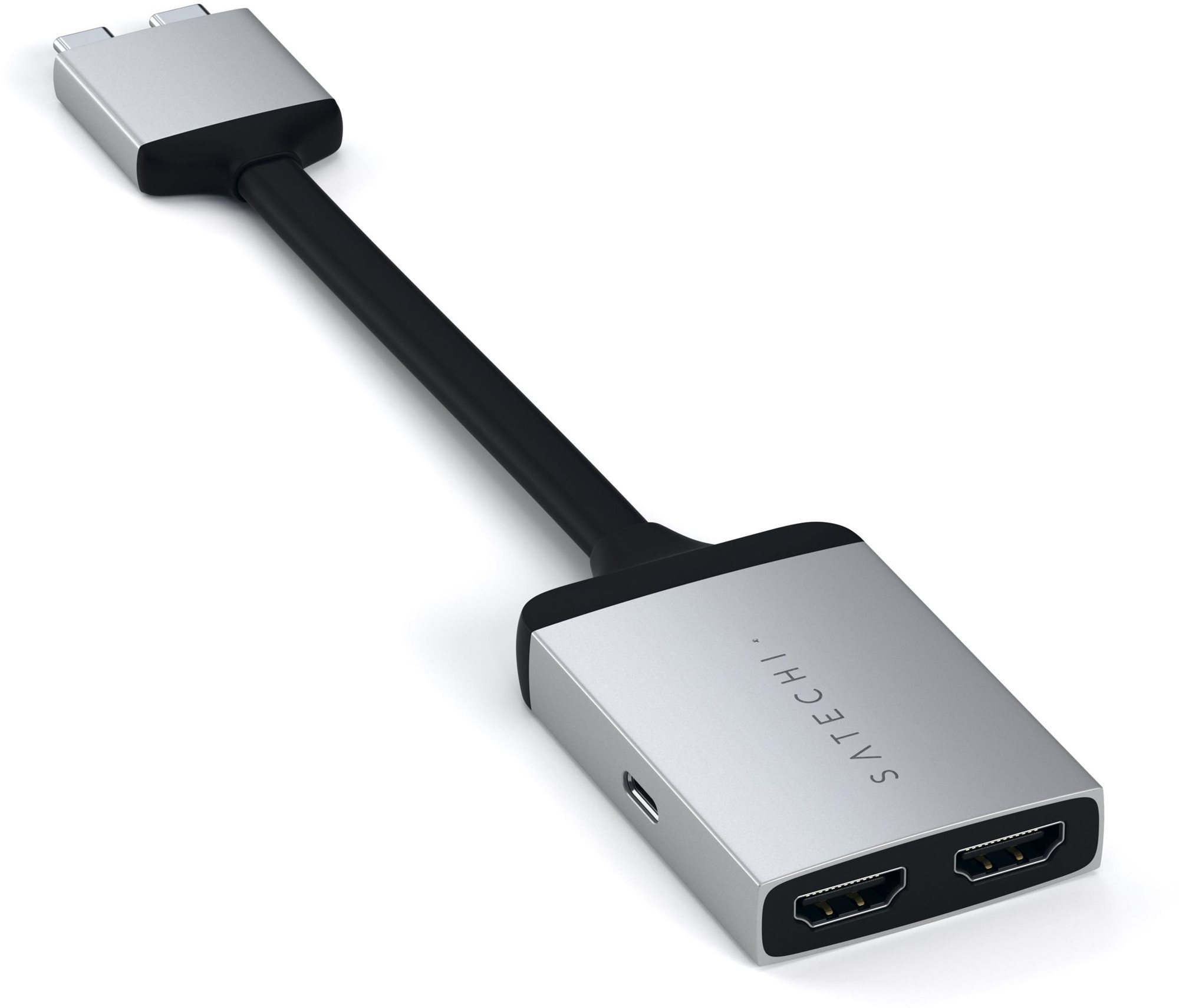 Satechi Type-C Dual HDMI Adapter - Silver Port Replicator