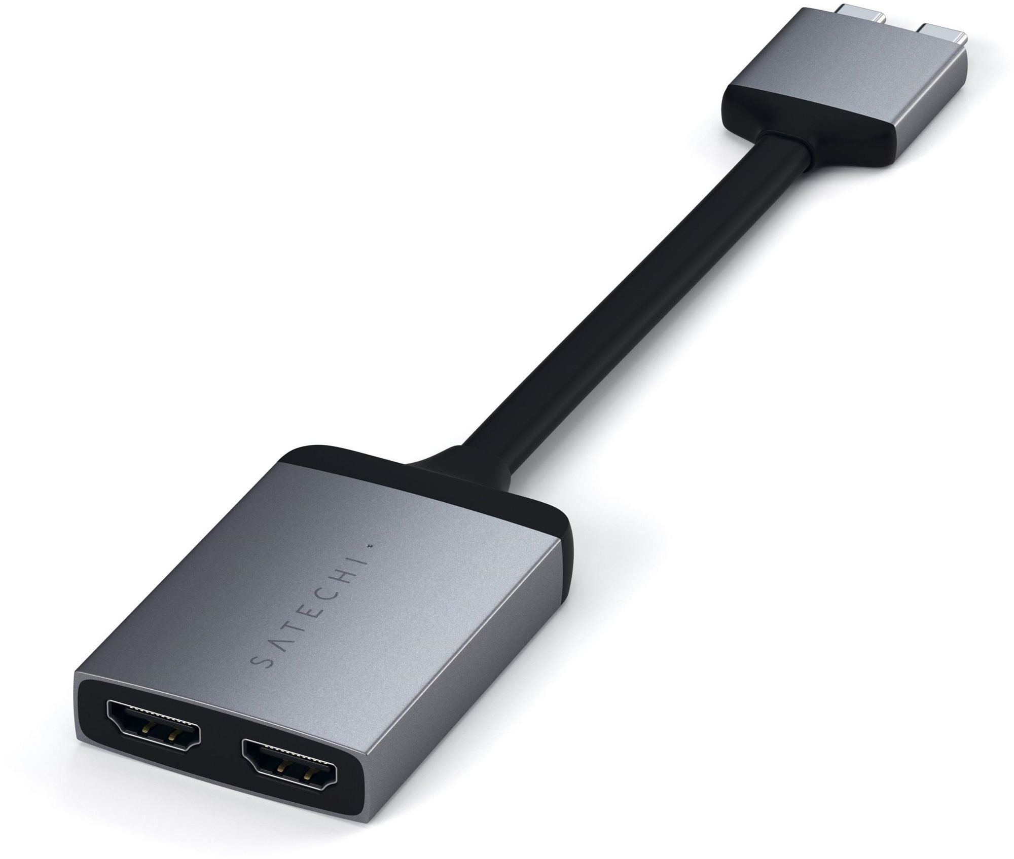 Satechi Type-C Dual HDMI Adapter - Space Grey Port Replicator