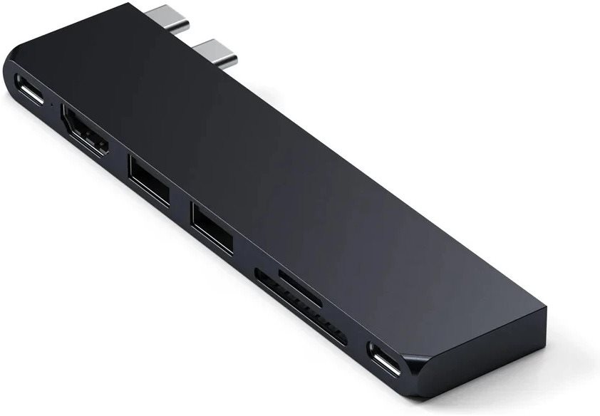 Satechi PRO HUB SLIM - Midnight Black Port-Replikator