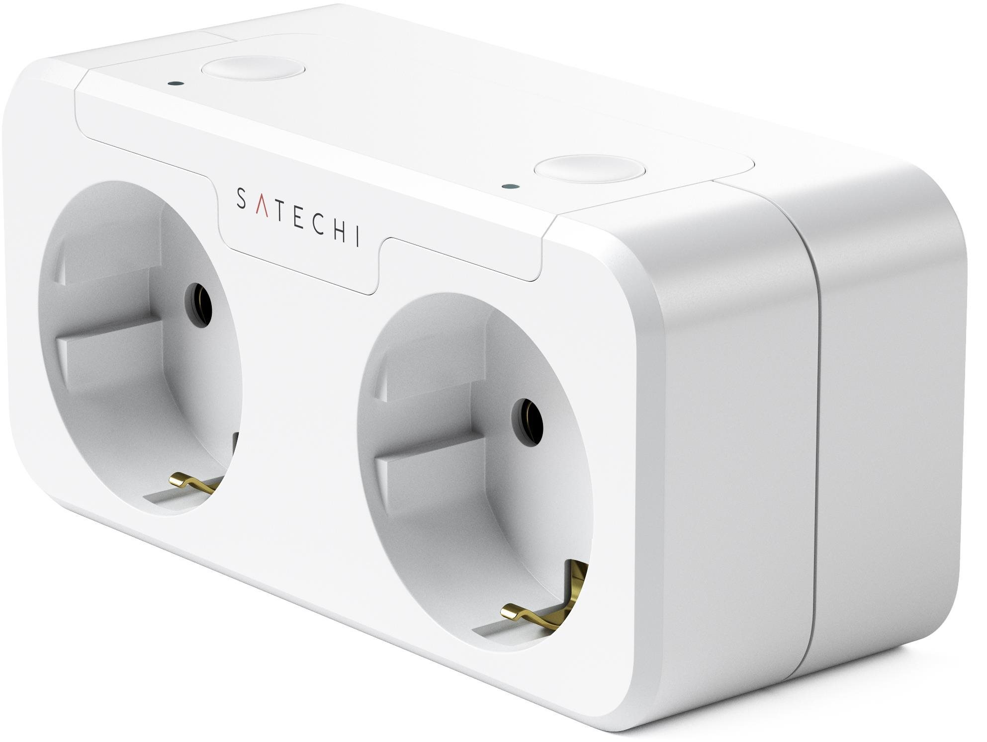Satechi Apple Homekit Dual Smart Outlet (EU) – White Smart zásuvka