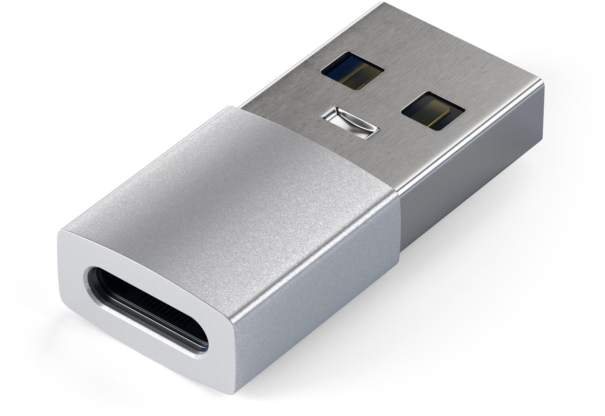 Satechi Aluminum Type-A to Type-C Adapter - Silver Adapter