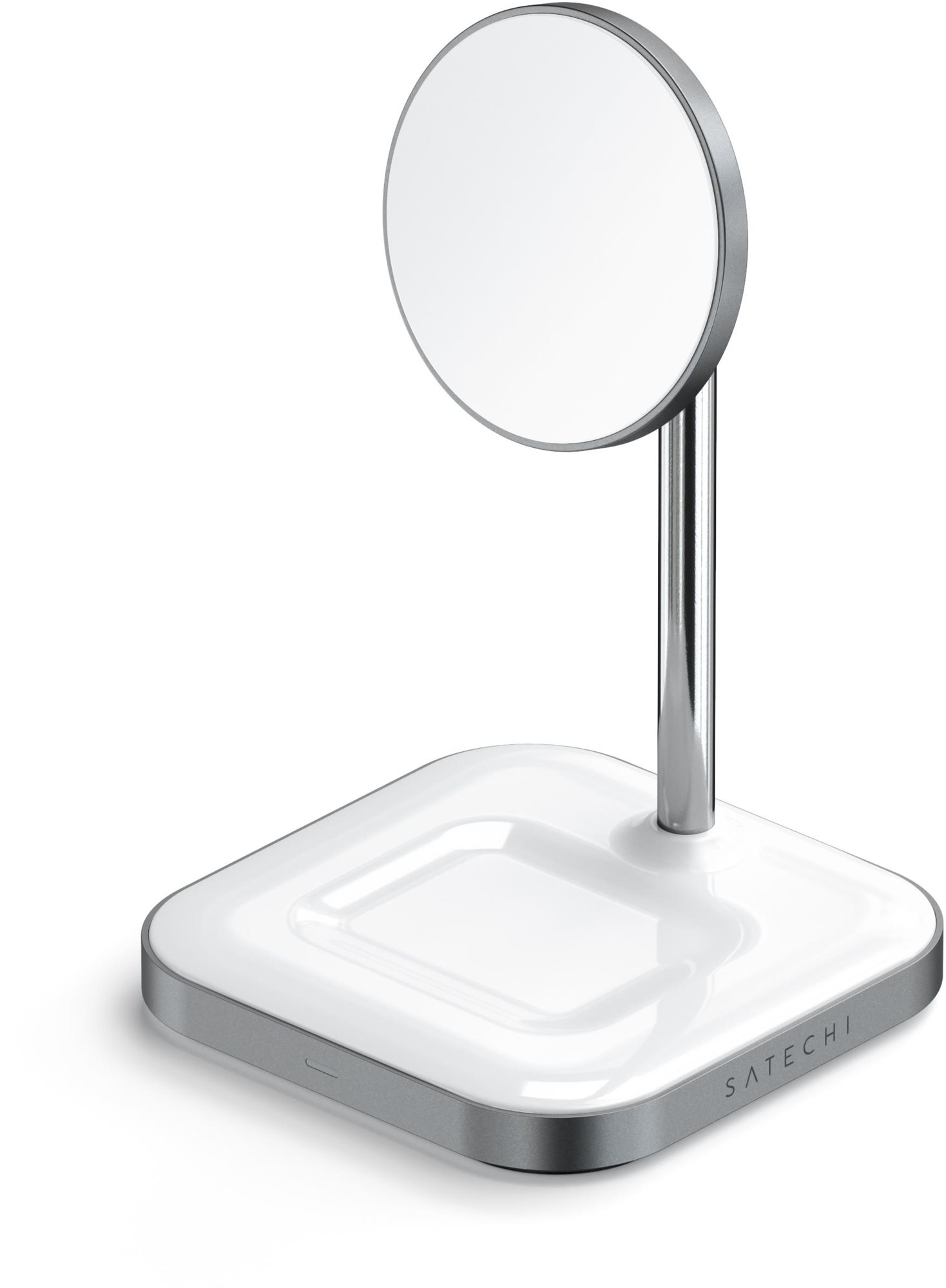Satechi Aluminium 2-in-1 Magnetic Wireless Charging Stand White...