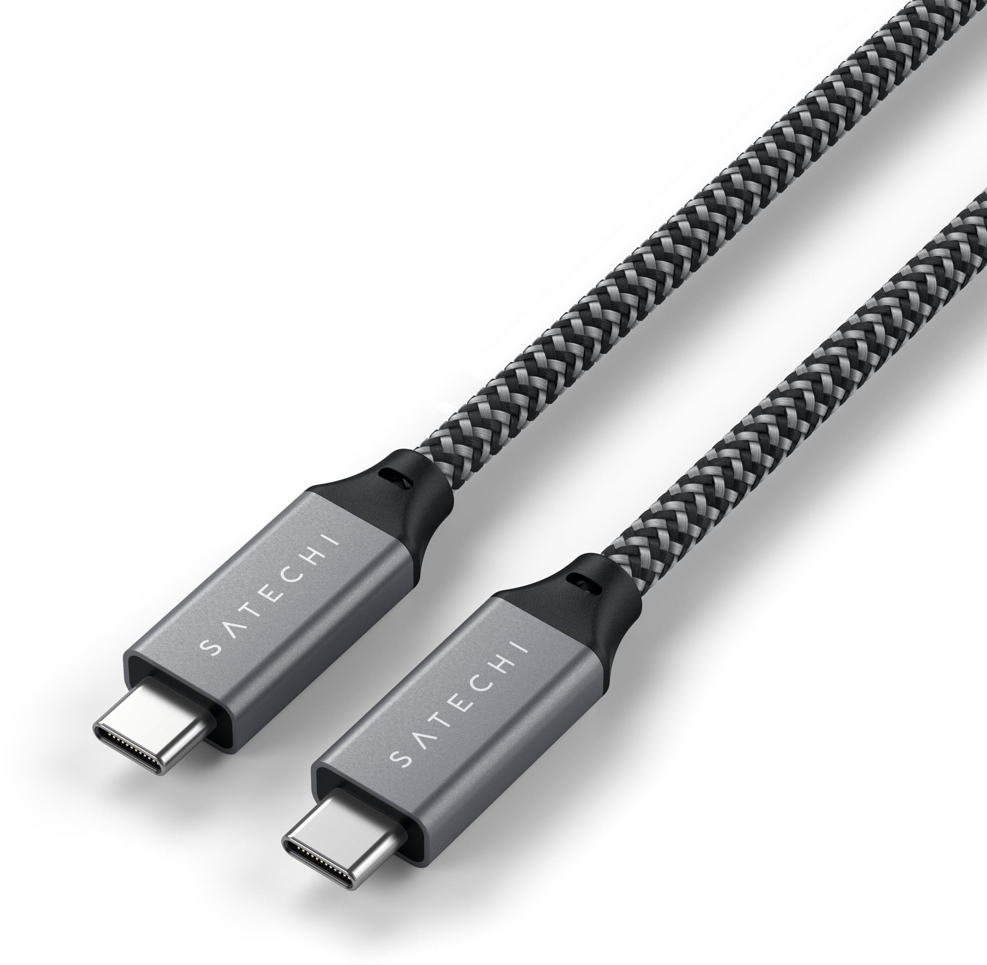 Satechi USB-C to USB-C Short Cable, 25 cm, asztroszürke Adatkábel