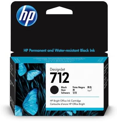 HP 3ED70A N° 712 noir Cartouche