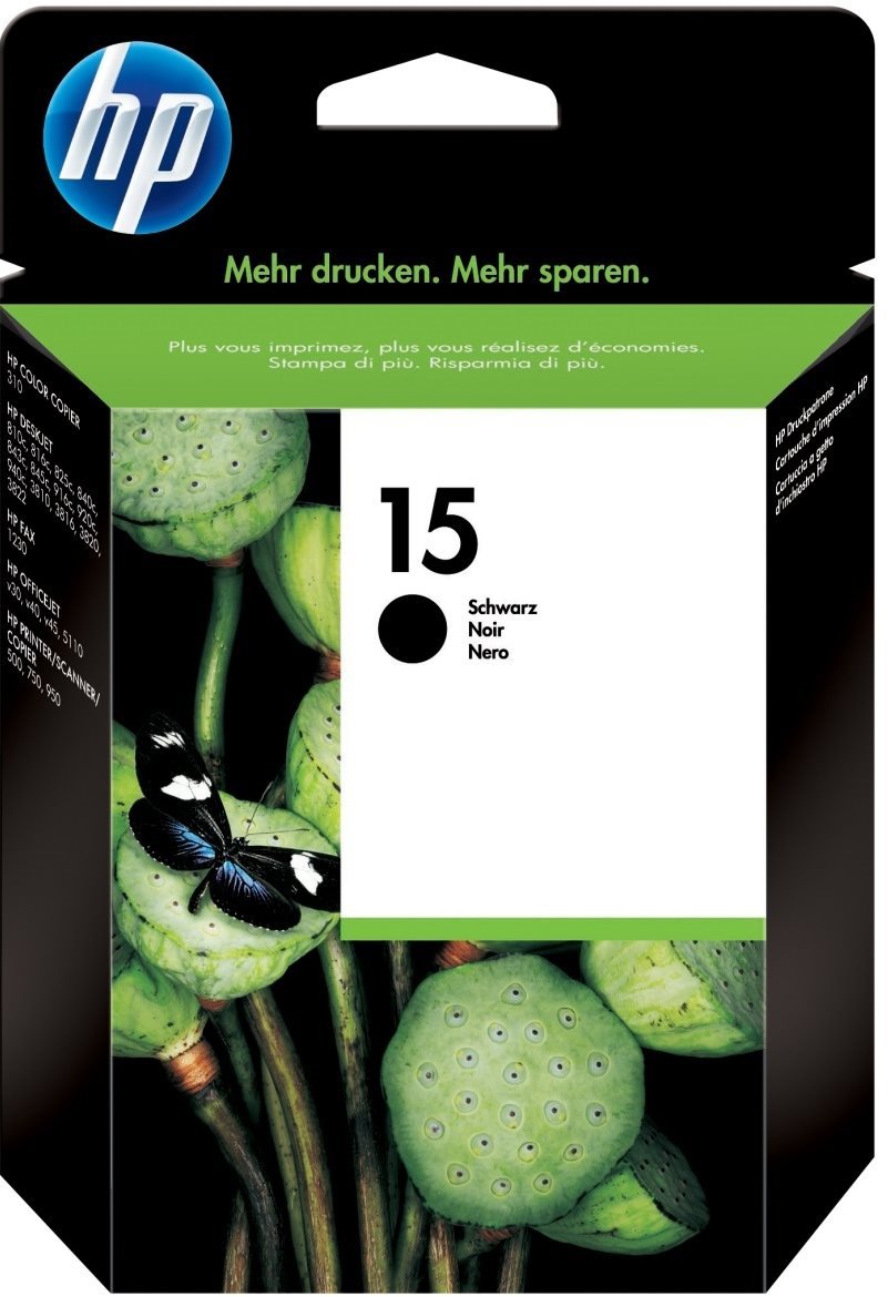 HP C6615DE No.15 Black Cartridge