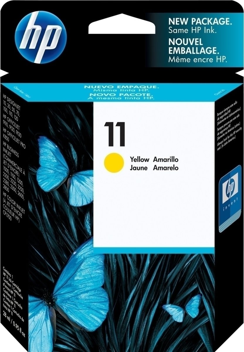 HP C4838A No. 11 Yellow Cartridge