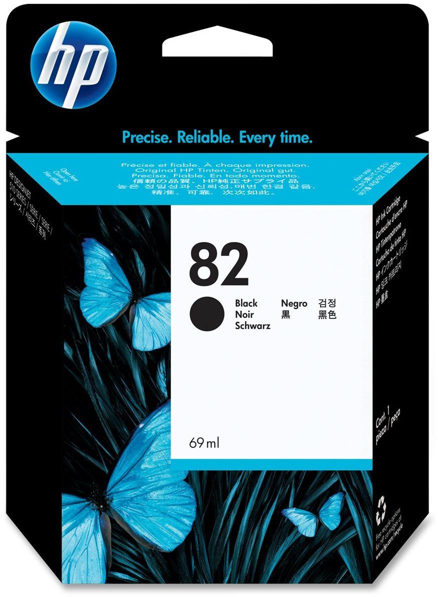 HP CH565A No. 82 Black Cartridge