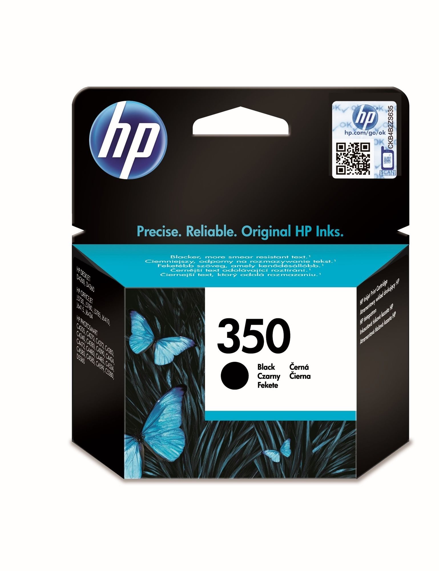 HP CB335EE No. 350 Black Cartridge