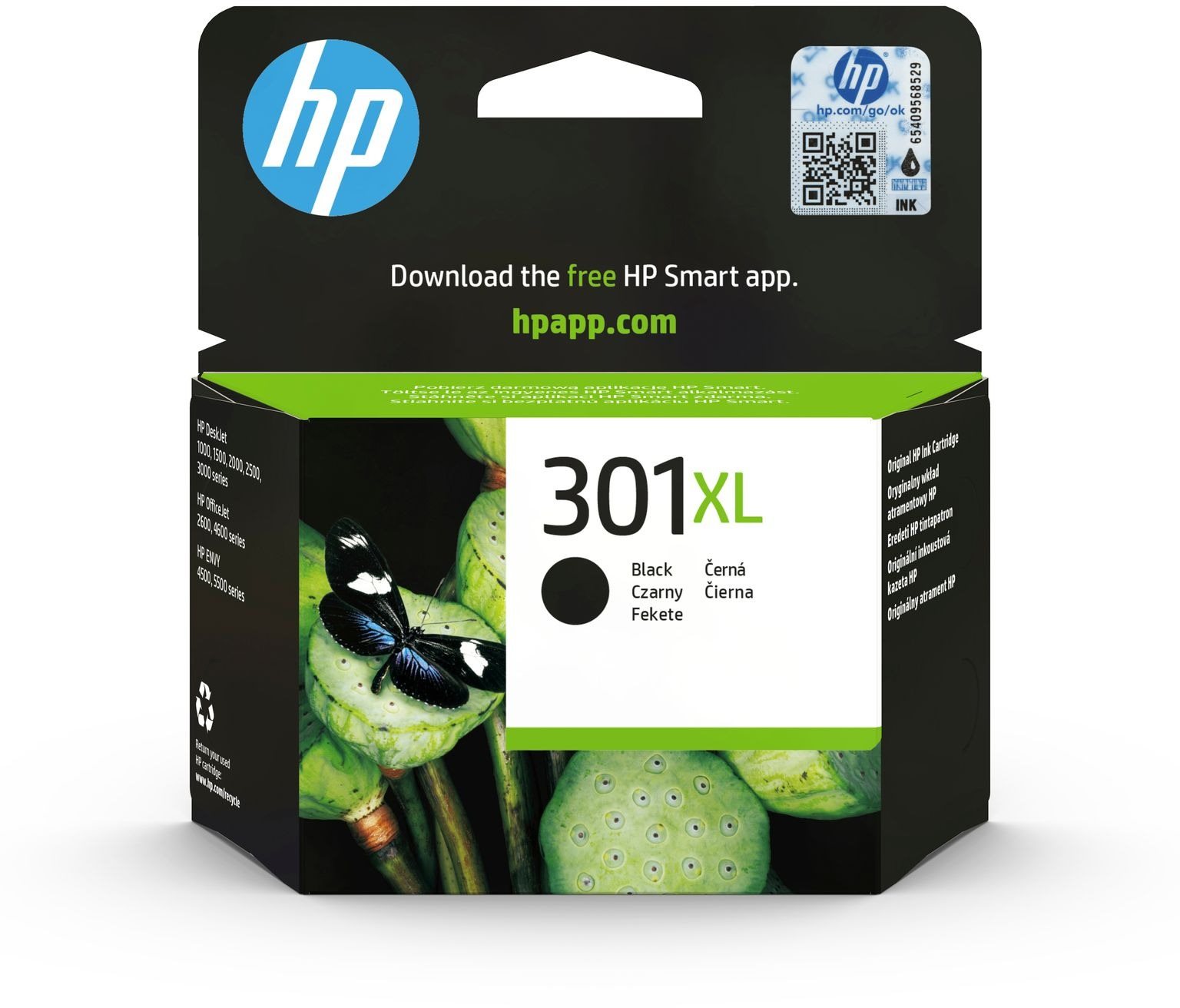 HP CH563EE Nr. 301XL Schwarz Druckerpatrone