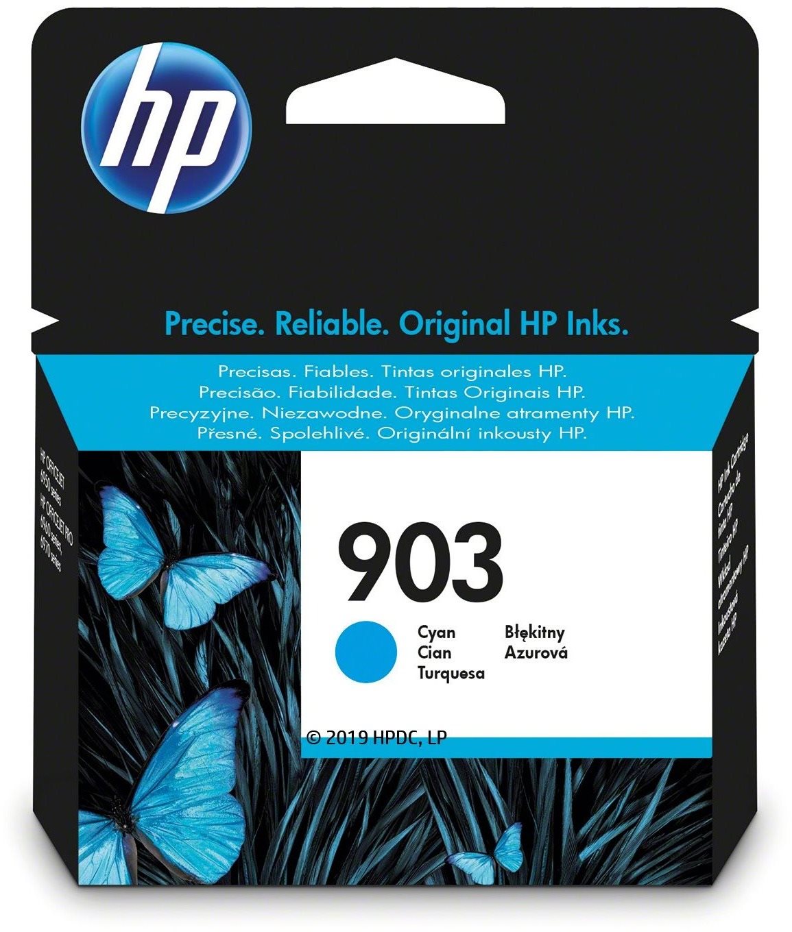 HP 903 Cyan Original Ink Cartridge (T6L87AE) Cartridge