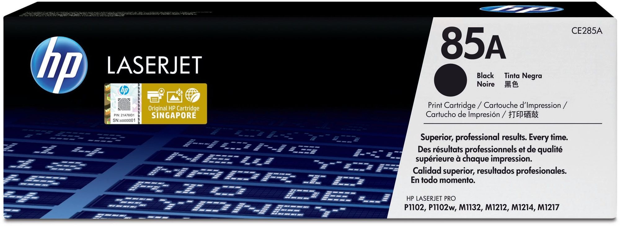 HP CE285A No. 85A Black Printer Toner