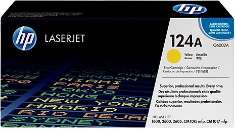 HP Q6002A No. 124A Yellow Printer Toner