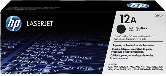 HP Q2612A No. 12A Black Original Printer Toner
