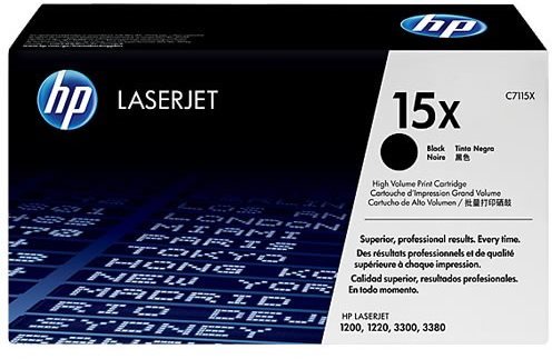 HP C7115X Nr. 15X schwarz Original Toner