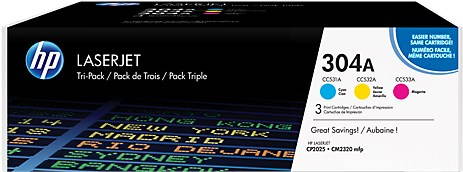 HP CF372AM Nr. 304A Multipack Original Toner