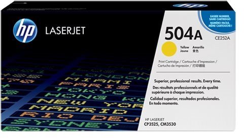 HP CE252A No. 504A Jaune Original Toner