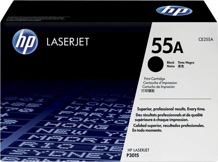 HP CE255A Nr. 55A schwarz Original Toner