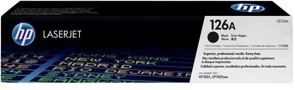 HP CE310A No. 126A Black Original Printer Toner