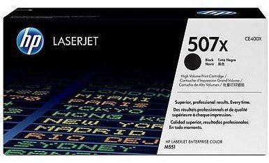 HP 507X High Yield Black Original LaserJet Toner Cartridge (CE400X)...