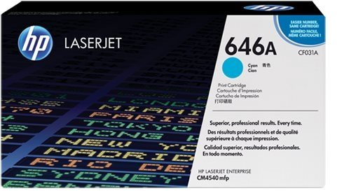 HP CF031A No. 646A Cyan Printer Toner