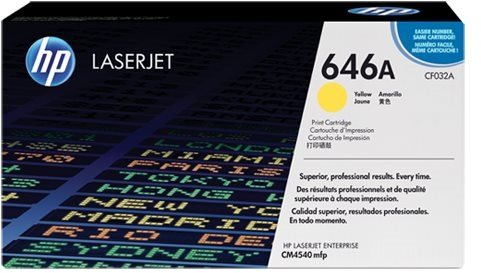 HP CF032A 646A Yellow Printer Toner