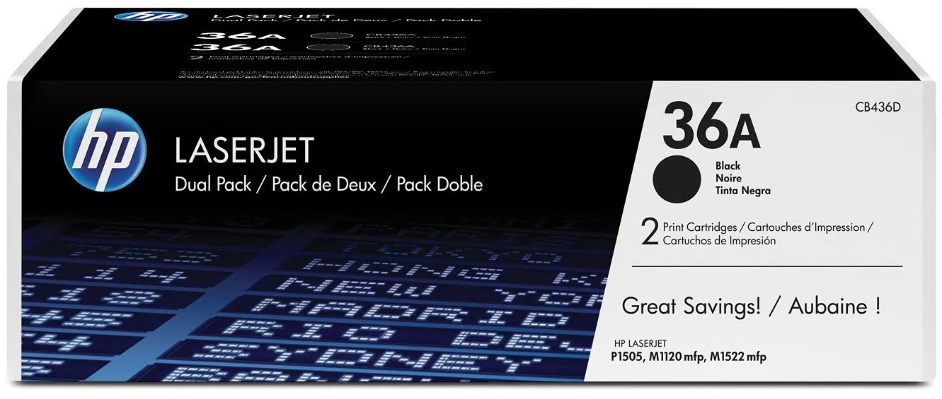 HP CB436AD č. 36A čierny Toner