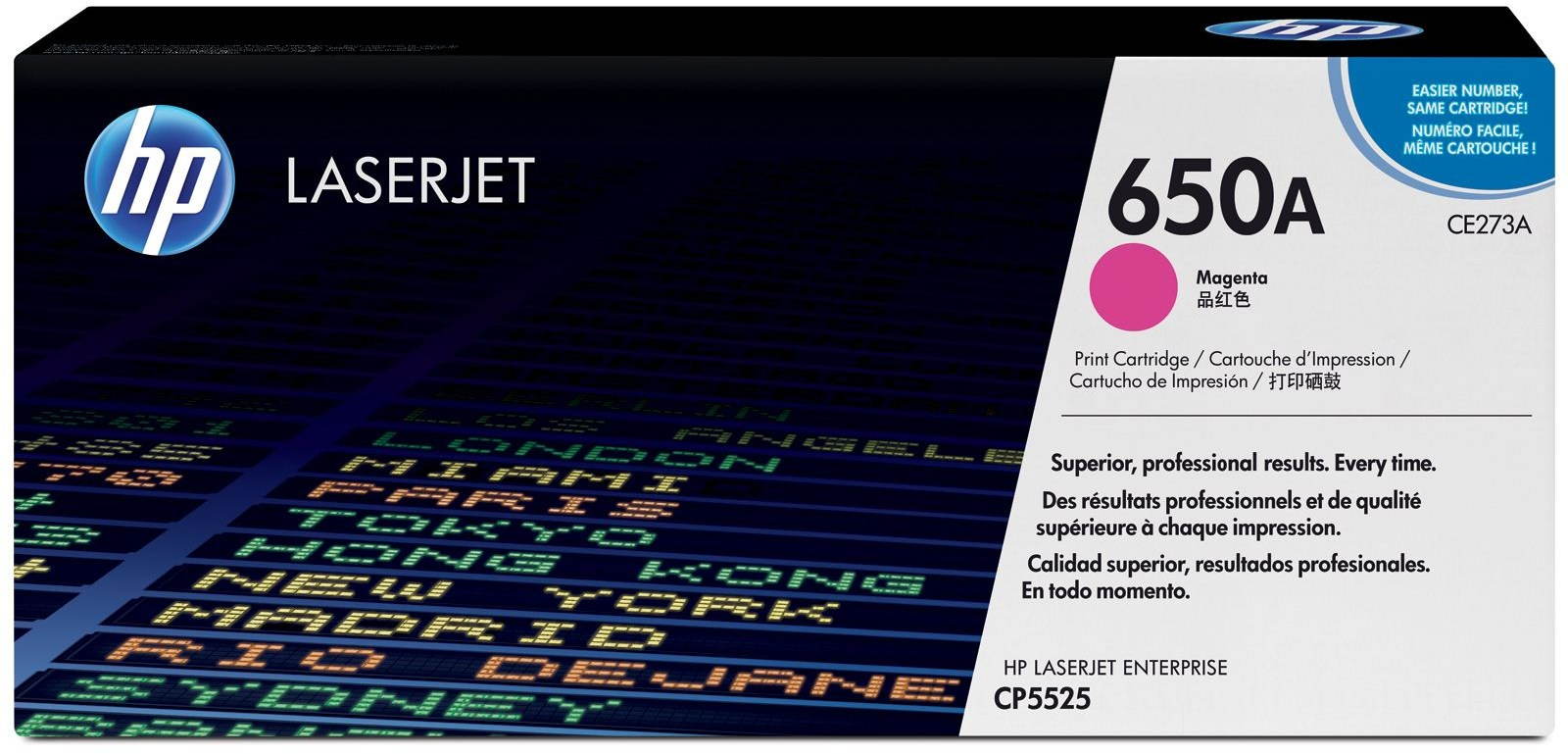 HP CE273A No. 650A Magenta Original Printer Toner