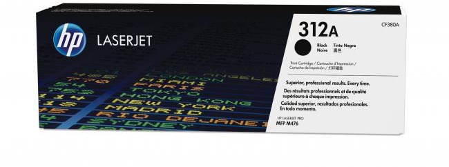 HP CF380A No. 312A Black Printer Toner