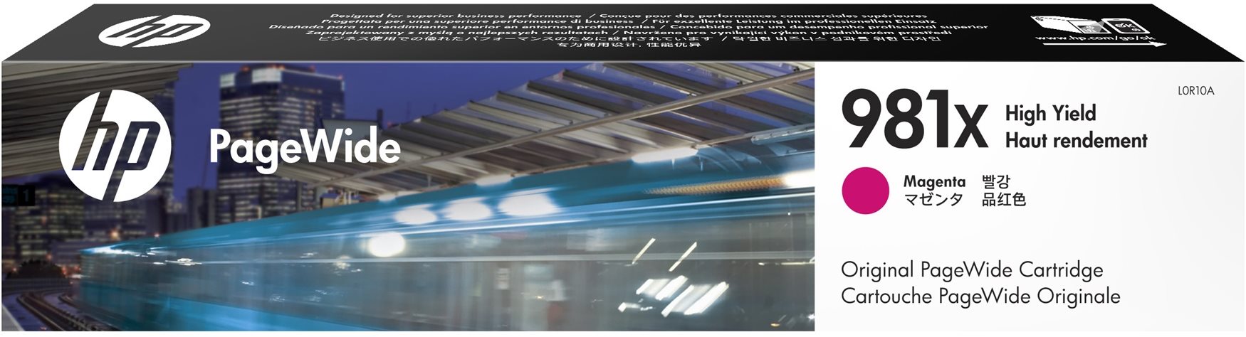 HP L0R10A N° 981X violet Cartouche