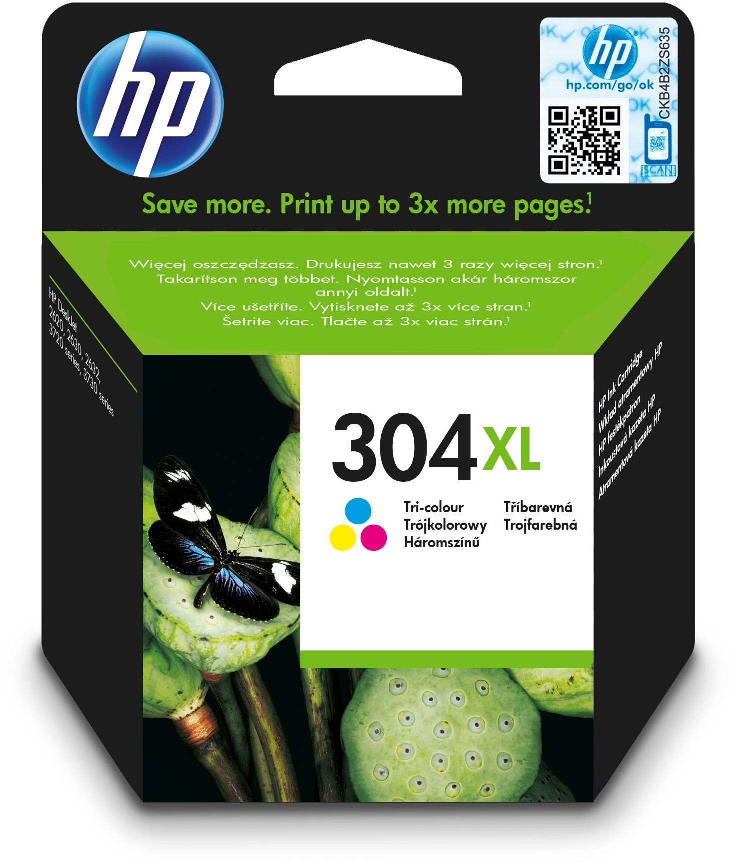 HP N9K07AE Nr. 304XL Tri-Color Druckerpatrone