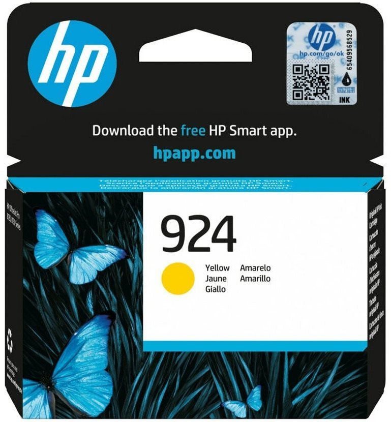 HP 4K0U5NE No. 924, sárga Tintapatron