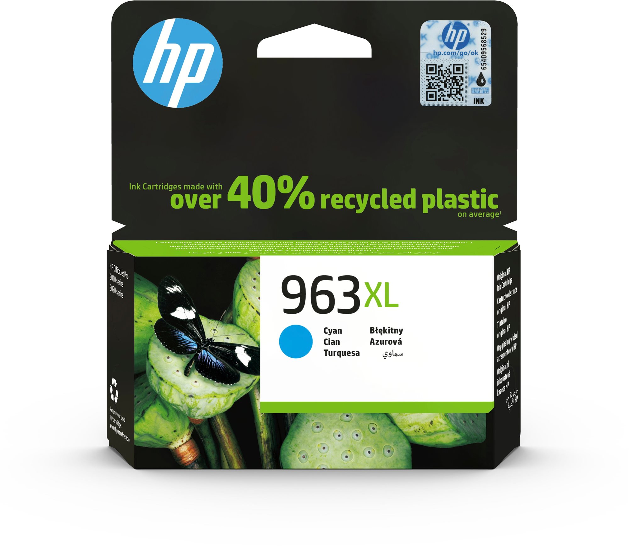 HP 3JA27AE No. 963XL Cyan Cartridge