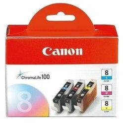 CANON CLI-8 C/M/Y Pack - Cyan, Magenta, Yellow Cartridge