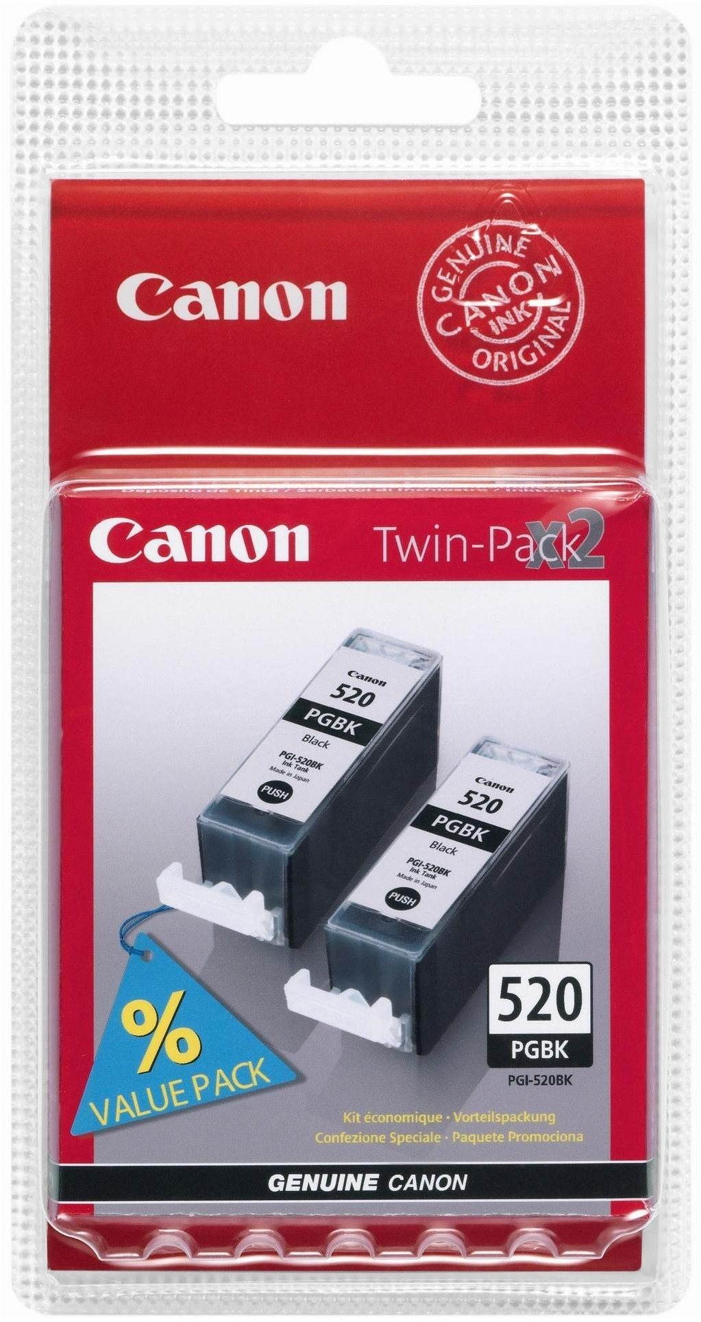 Canon PGI-520BK Dual Pack Black 2 pcs Cartridge