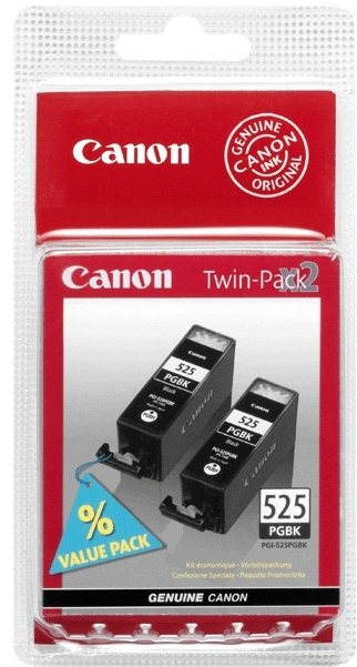 Canon Tintenpatrone PGI-525BK Dual Pack - Schwarz Druckerpatrone
